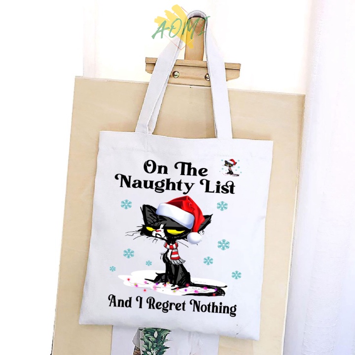 [Nhiều mẫu Đẹp] TÚI VẢI ĐEO VAI MEO COOL TOTE CANVAS BAG CÓ KHÓA KÉO SIZE LỚN 33x38cm PHONG CÁCH CÁ TÍNH HOT TREND AOMIV