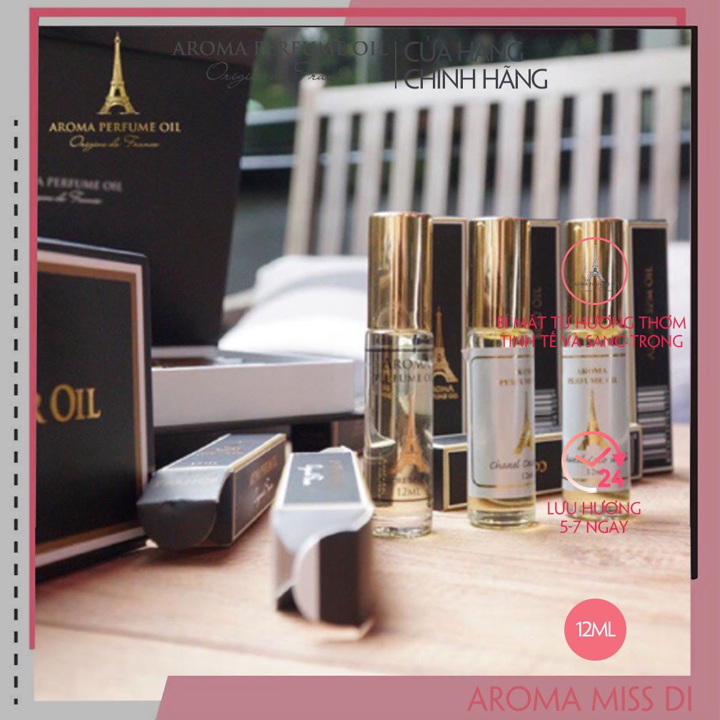 Tinh Dầu Nước Hoa Pháp Aroma dạng lăn For Women 12ml