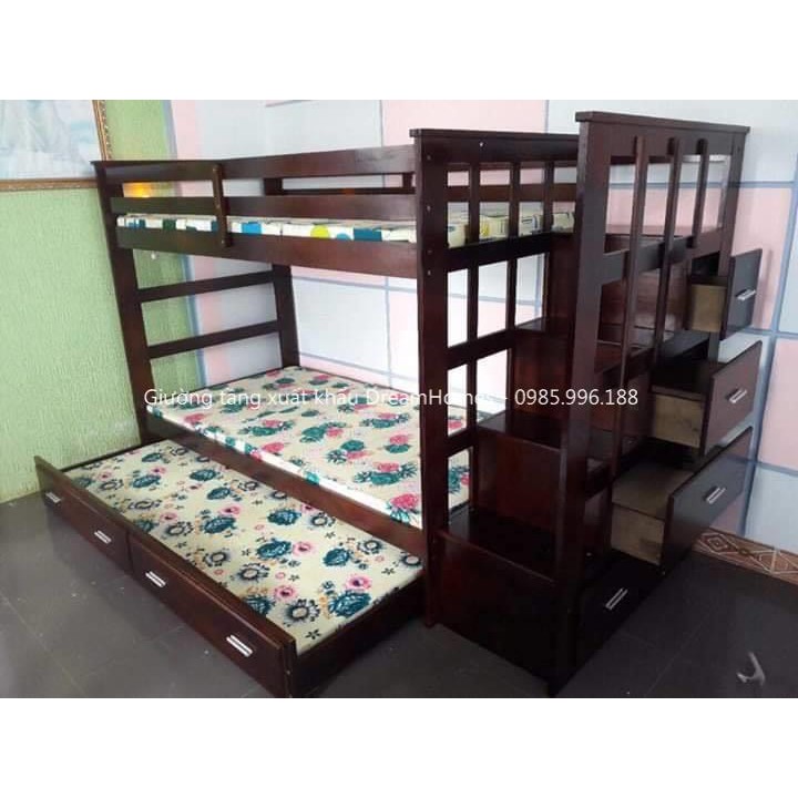 Giường tầng xuất khẩu ACME màu nâu | BigBuy360 - bigbuy360.vn
