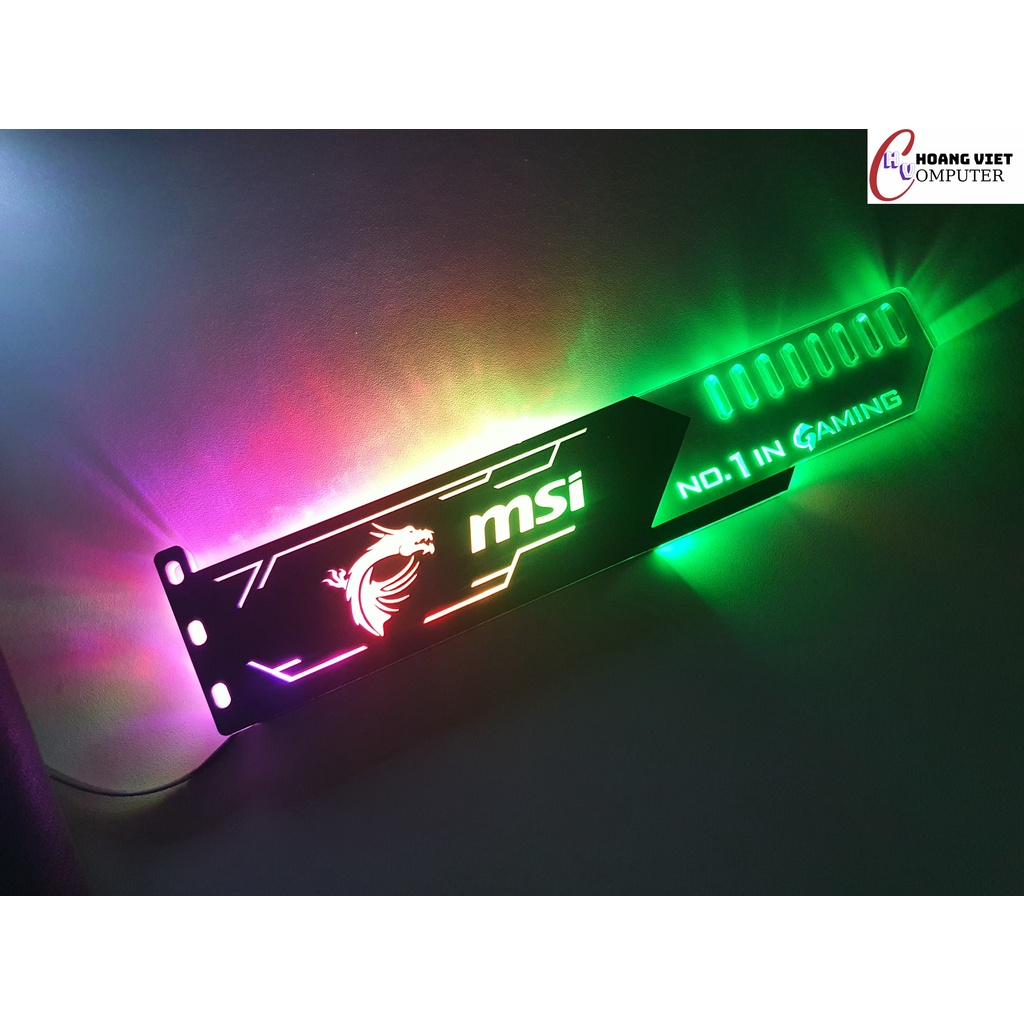 Giá Đỡ VGA Led RGB Logo Dragon MSI - SIÊU CHẤT