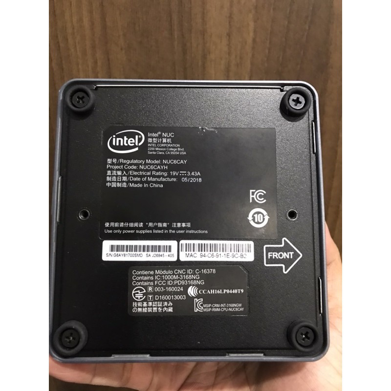 Intel NUC J3455, Ram 4G, SSD 120G, HDMI xem phim 4K 95