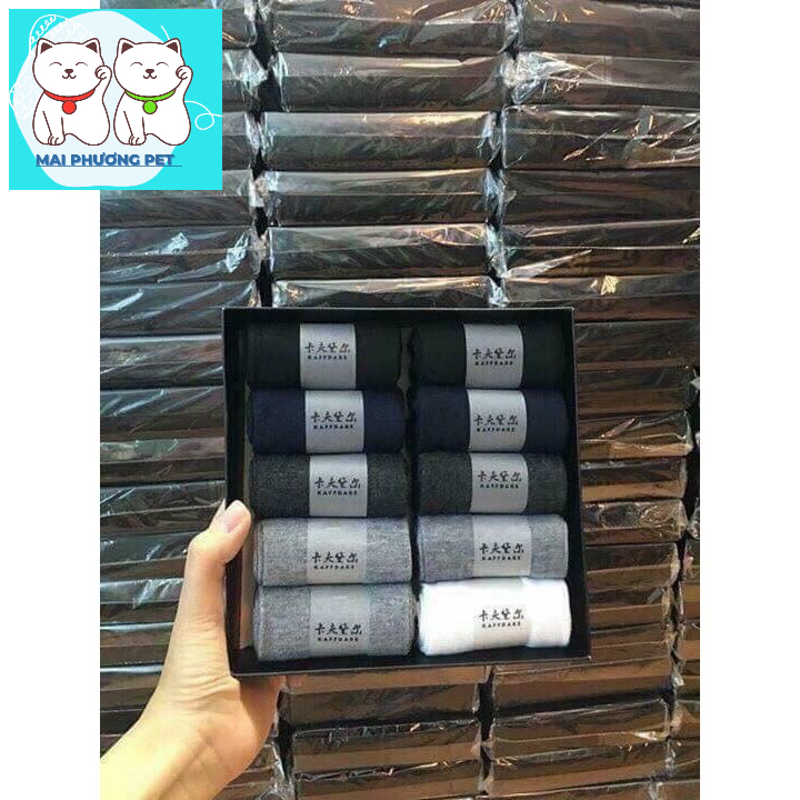 Hỗ trợ ship-Combo 10 đôi tất nam nữ cổ cao chống hôi chân k gây hại cho da