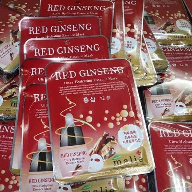 Mặt nạ hồng sâm #Malie Red Ginseng Hàn Quốc