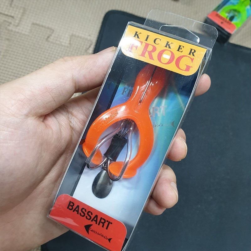 Mồi mềm câu Lure Lưỡi Đôi 2 chân có thìa chống vướng