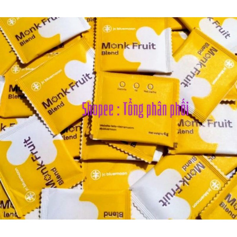 Gói 6gam Đường la hán quả Monk Fruit Blend ăn kiêng tiểu đường