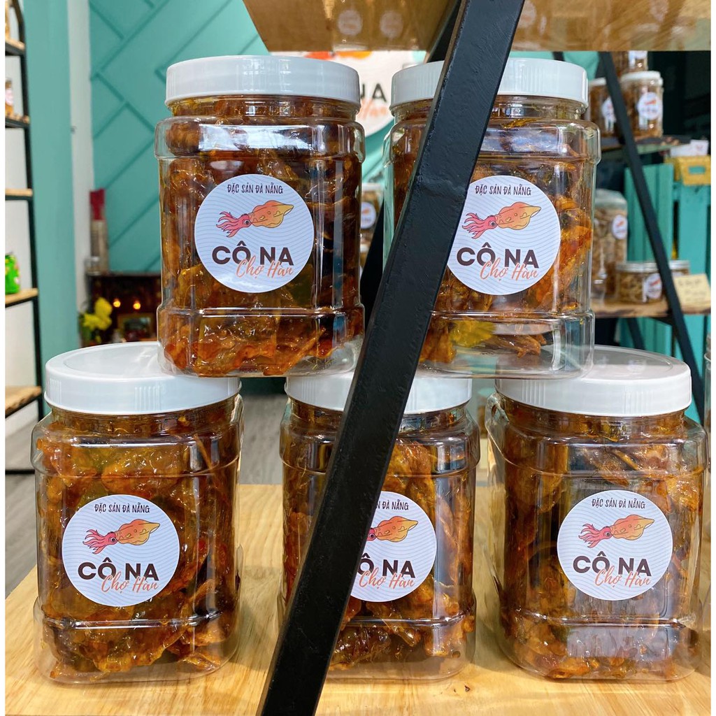 Hộp 500g Mực rim me mực sa tế nguyên con đậm đà vị biển Đà Nẵng | BigBuy360 - bigbuy360.vn