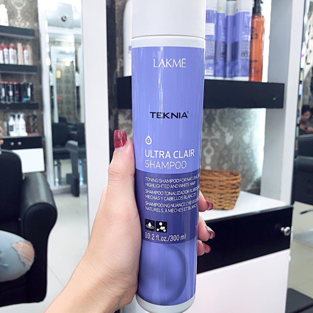 Dầu gội cho tóc rất sáng hoặc bạc Lakme White Silver Shampoo 300ml NEW 2020