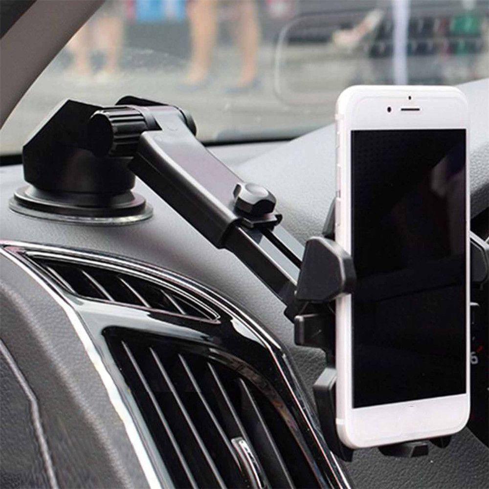 Giá Đỡ Điện Thoại REBUY1 Bằng Nhựa Gắn Kính Chắn Gió Xe Hơi Thiết Kế Cổ Dài Tù