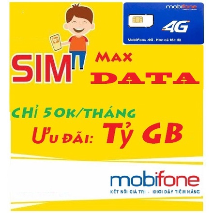 Sim 4g mobifone thaga100, thaga vào mạng 120G mỗi tháng chỉ 50k, 4Gb một ngày tốc độ cao