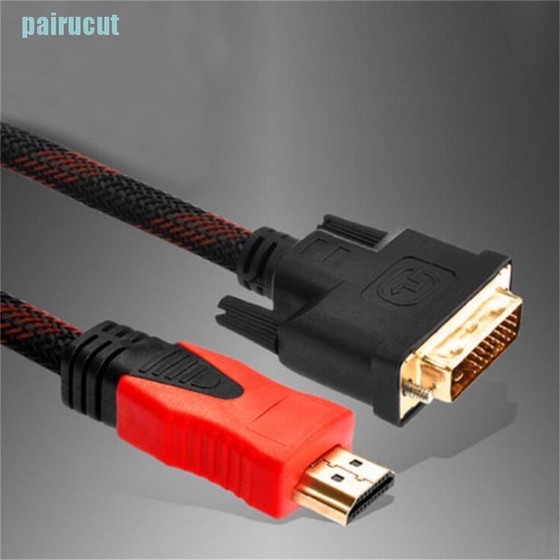 Cáp Chuyển Đổi Từ 1.5m / 5ft Hdmi Sang Dvi-D 24 + 1 Đầu Đực Cho Hdtv