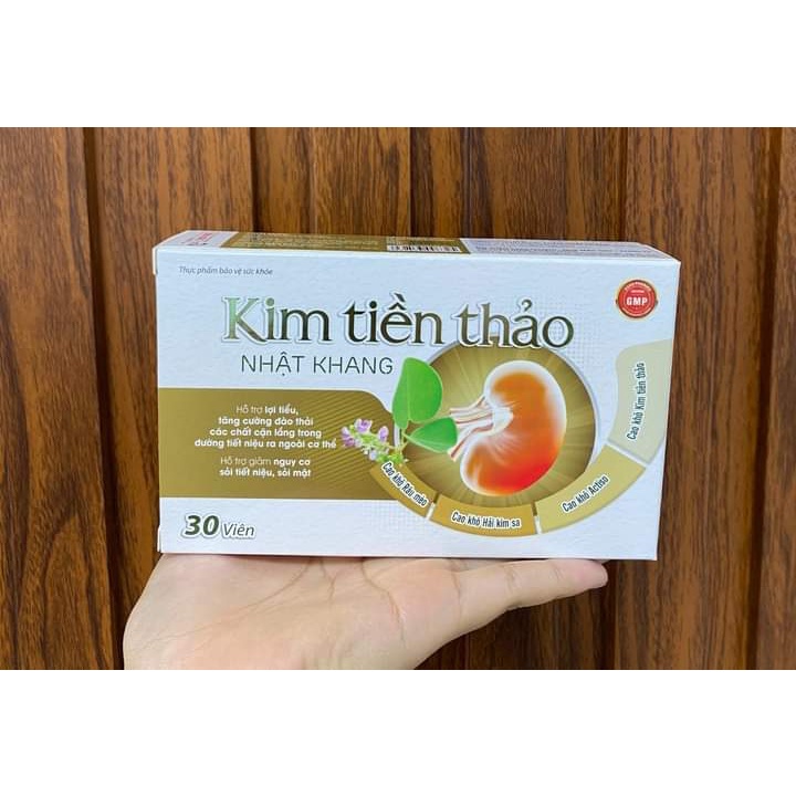 Kim Tiền Thảo Nhật Khang -mòn sỏi đường tiết niệu,sỏi thận lợi tiể u, tăng cường đào thải cặn lắng ở tiết niệu