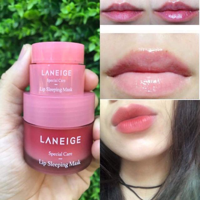 Mặt Nạ Ngủ Môi Laneige Lip Sleeping Mask Berry 5G - Ủ môi dưỡng ẩm giảm thâm
