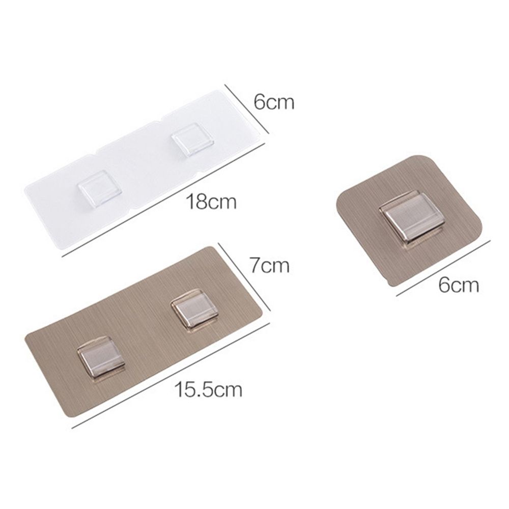 Móc treo đồ dán tường bằng nhựa chống thấm nước tiện dụng cho nhà bếp/ nhà tắm