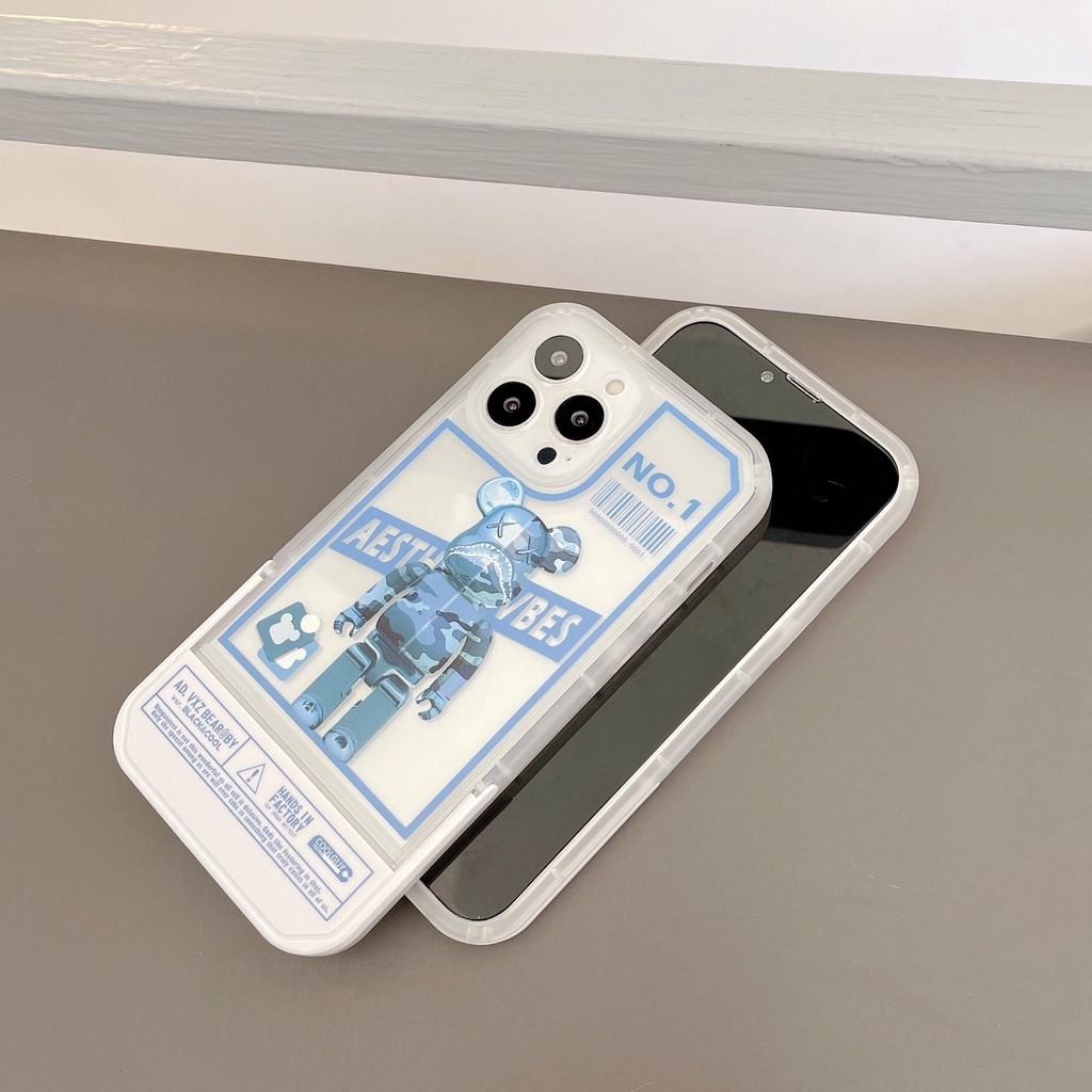 Ốp Điện Thoại Có Giá Đỡ Hình Gấu Cho iphone 13 Pro Max i13 13pro 11ProMax i11 iX XS Max XR 7plus 8plus 12Pro 12 Pro Max