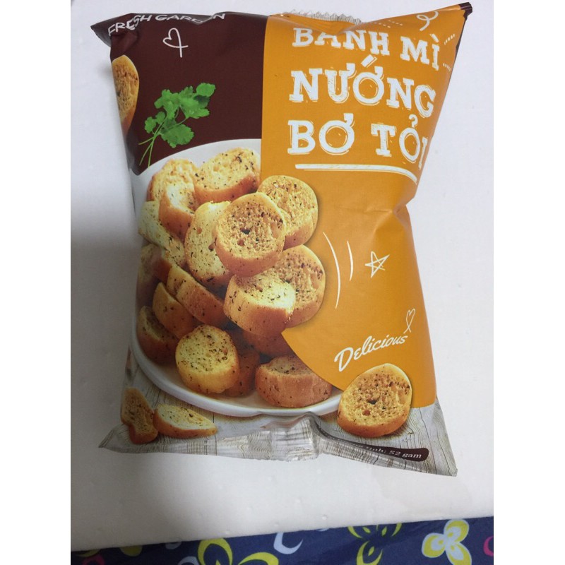 Bánh mì nướng Fresh garden Bơ tỏi 52g