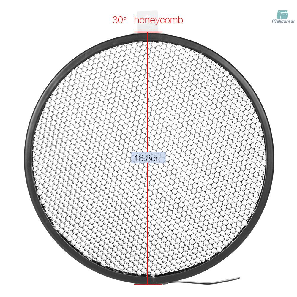Lưới Tổ Ong Chụp Ảnh 16.8cm 30 Độ Cho Studio 7&quot;