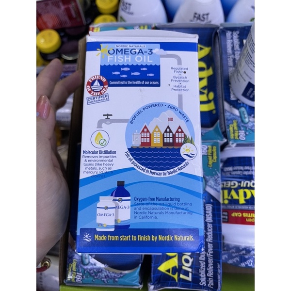 Nordic Naturals DHA Omega_3 -Cải Thiện Huyết Áp. Tim Mạch, trí não