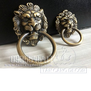 Chốt kéo tròn hình đầu sư tử size L - KT:11cm (cái)