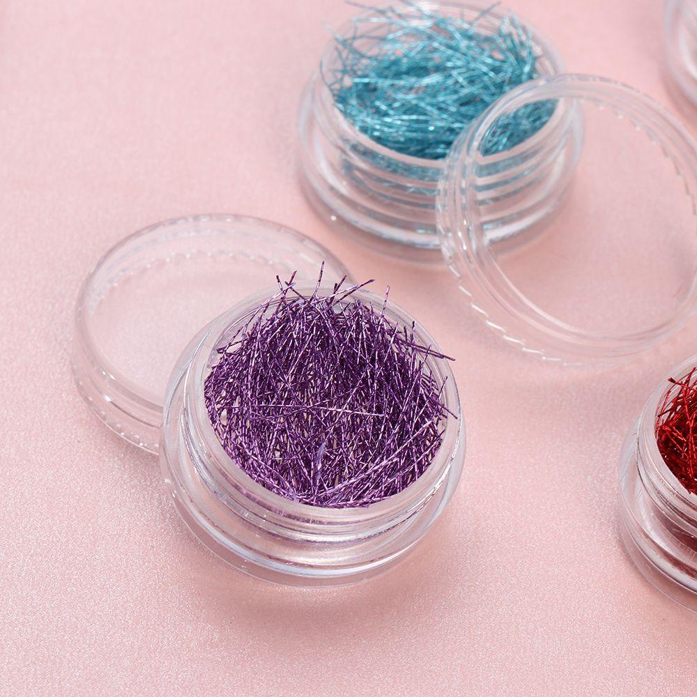 MELODG Hộp Kim Tuyến Siêu Mỏng Hình Trăng Sao Trang Trí Móng Tay