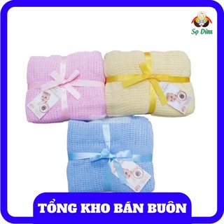 Chăn lưới xuất Nga cao cấp 4 mùa loại to 1M x 1.4M thoáng mát cho bé trai bé gái