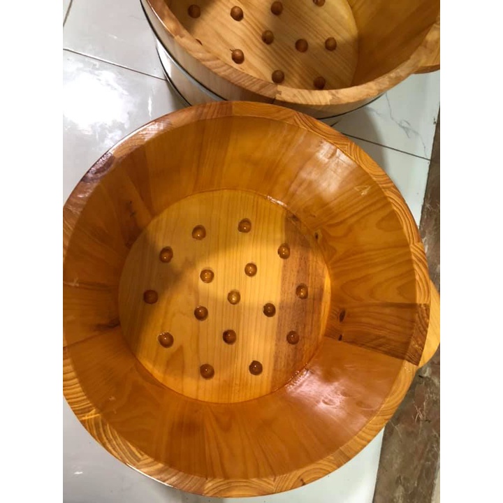 Chậu Gỗ Ngâm Chân Gỗ Thông Giá Rẻ