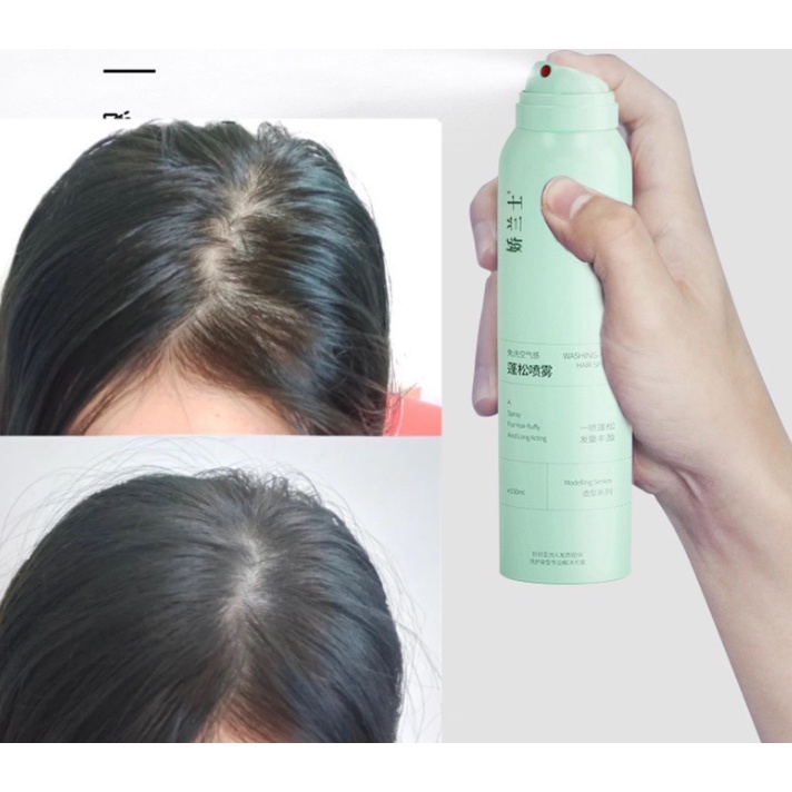 Dầu Gội Khô DGK Xanh Dạng Xịt Nội Địa Trung 150ml