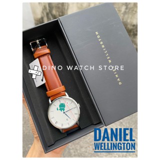 (Dinowatch) Đồng hồ nam nữ Dappe kim xanh D:W size 38/34mm