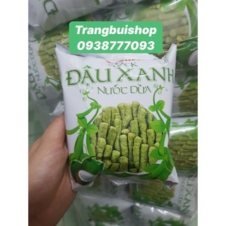 10 gói Oishi đậu xanh nước cốt dừa 16g - snack đậu xanh cốt dừa - bim bim Đậu xanh cốt dừa - Đậu xanh nước dừa