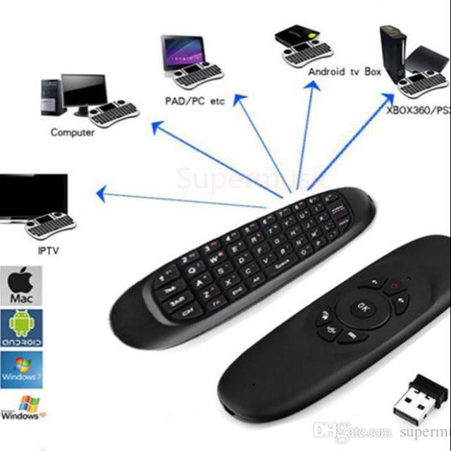 Remote Điều Khiển Đa Năng Chuột Bay Air Mouse C120 - Điều khiển chuột bay tìm kiếm giọng nói Remote Mouse Air C120 NHẠY