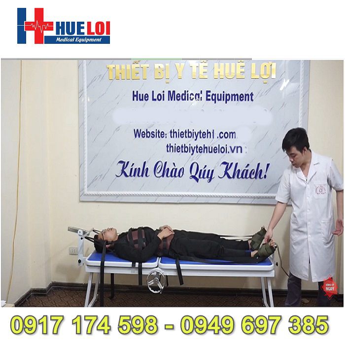 Giường kéo giãn cột sống lưng cổ thoát vị thoái hóa toàn thân