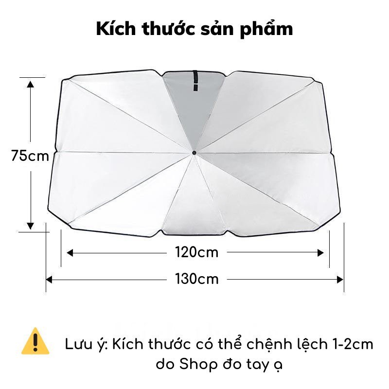 Ô Che Nắng Kính Lái Xe Hơi Ô Tô Cao Cấp - Che Nắng Ô Tô, Dù Che Nắng Ô Tô Tiện Dụng