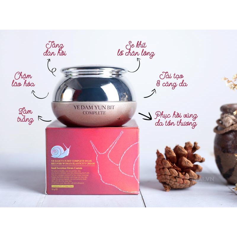 Kem Dưỡng Tái Tạo Trắng Mịn Da Tinh Chất Ốc Sên Yedam Yun Bit( mua lẻ giá sỉ)