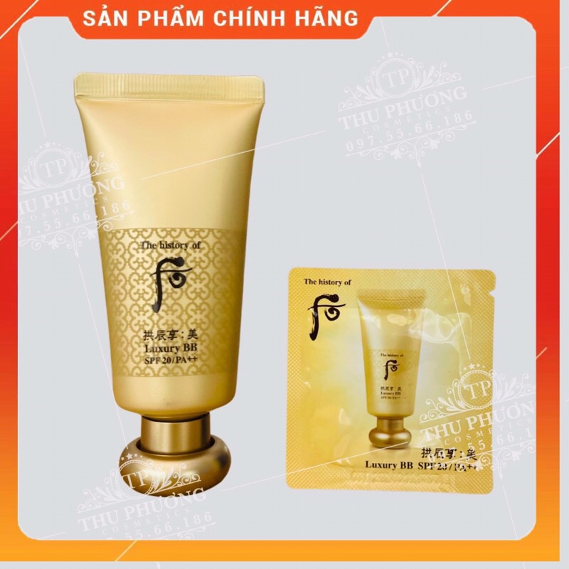 Combo 10 goi Kem nền bb whoo vàng