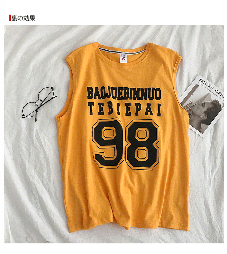 Áo Thun Thể Thao Không Tay Có 7 Màu Tùy Chọn (Size M-5Xl)