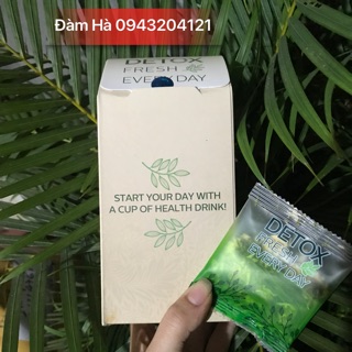 Trà Hoa detox thanh nhiệt thải độc giảm cân 14 gói