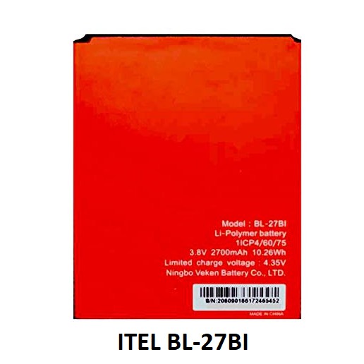 Pin ITEL S41 / BL-27BI