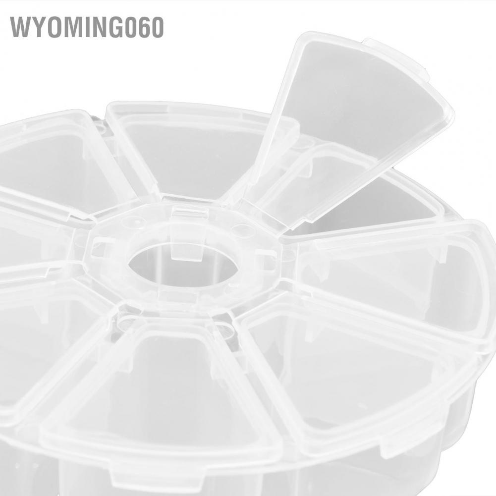 Wyoming060 Hộp đựng đồ trang sức Chất liệu nhựa trong suốt lưu trữ nhiều lưới cho tay ‑ Làm bằng hạt rời