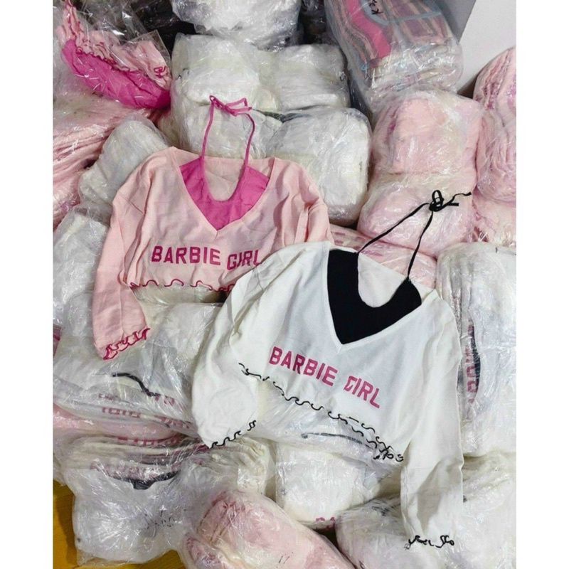 SÉT ÁO BARBIE COROPTOP G8 XINH