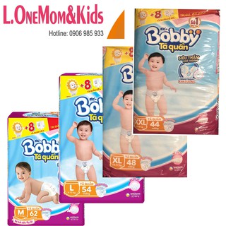 [TẶNG 8 MIẾNG CÙNG LOẠI]TÃ QUẦN BOBBY M62/L54/XL48/XXL44