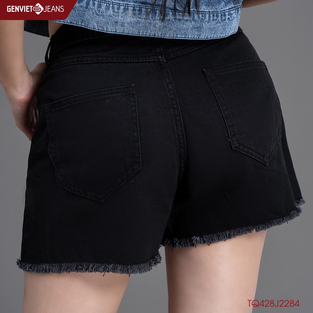 Quần Short Nữ Genviet Dáng A TQ428J2284