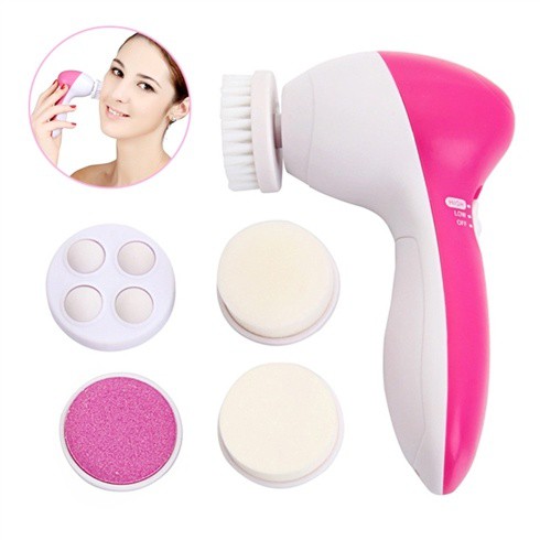 MÁY MASSAGE MẶT 5 IN 1- BEAUTY CARE MASSERGER AE 8782, 1 massager, mát xa cầm tay, RỬA skin