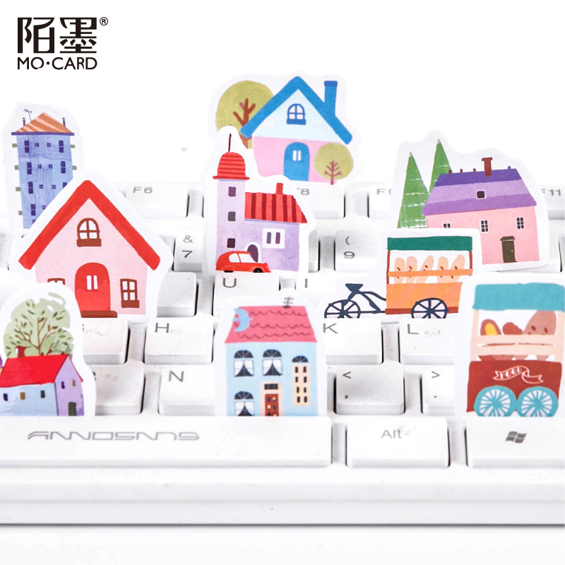 Hộp 46 Miếng Dán Trang Trí Nhiều Màu Sắc