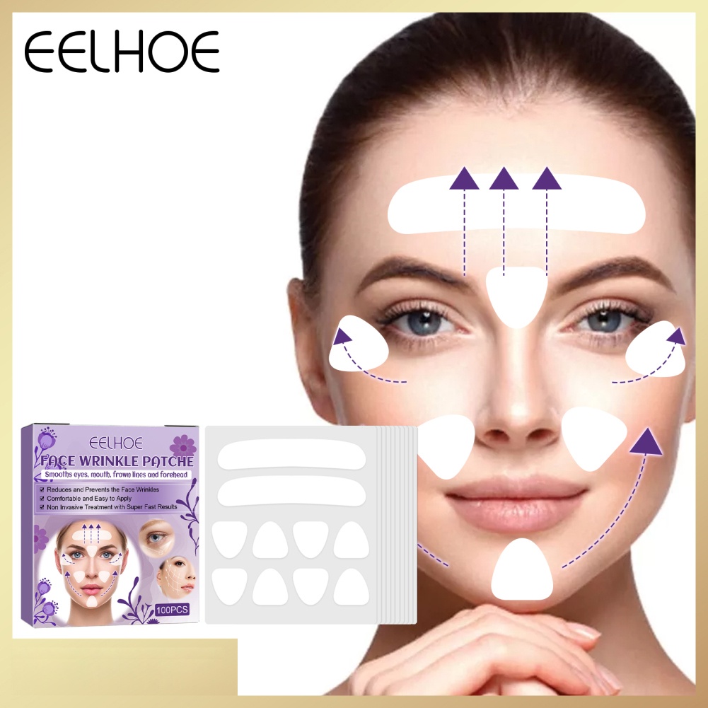 Hộp 100 miếng dán nâng cơ da mặt trán ANNIES kéo giãn loại bỏ nếp nhăn hiệu quả