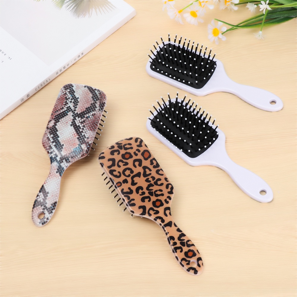 [Hàng mới về] Lược chải tóc mát xa da đầu nhiều họa tiết 3D tùy chọn cho tiệm salon