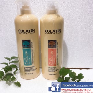  CẶP DẦU GỘI XẢ COLATIN NATURAL CARE