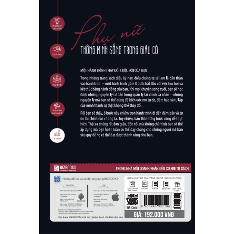 Sách - Phụ Nữ Thông Minh Sống Trong Giàu Có - Hành Trình Thay Đổi Cuộc Đời Bạn Mcbooks