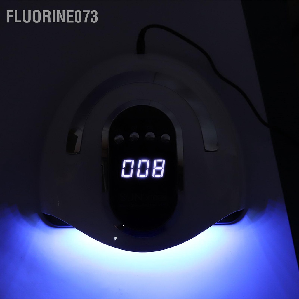 [Hàng Sẵn] Ánh sáng máy sấy móng tay 280W 4 bánh răng 66 cái Chíp ánh LED Gel chữa bệnh Nail Light EU Cắm 110‑240V 【Fluorine073】