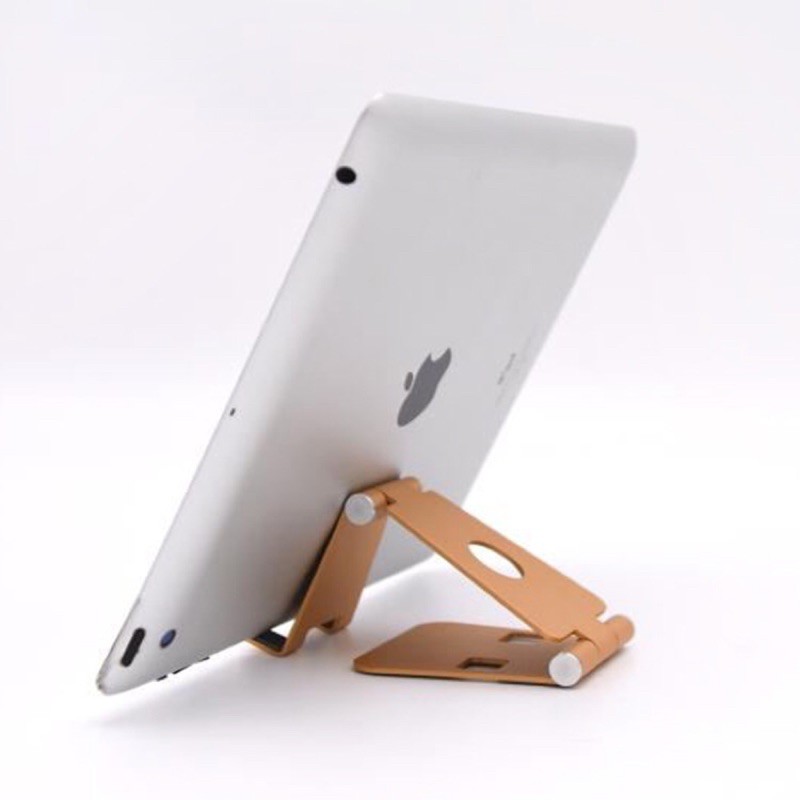 Giá đỡ stand nhôm cho điện thoại, máy tính bảng và Ipad Iphone có thể điều chỉnh góc nghiêng và gấp gọn Z6A Z4A