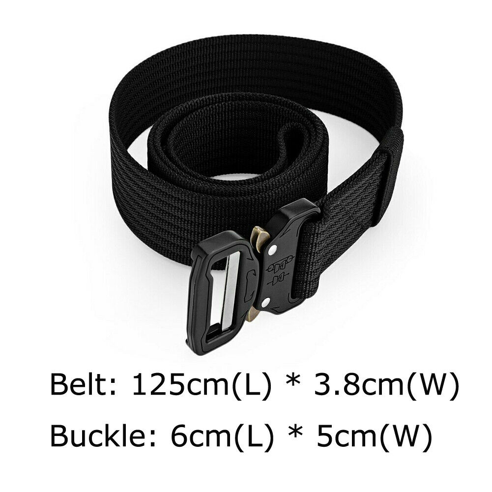 Adjustable Nylon Men's Belt Tactical Belt Tactical Belt Knock Off Emergency Waist Belts