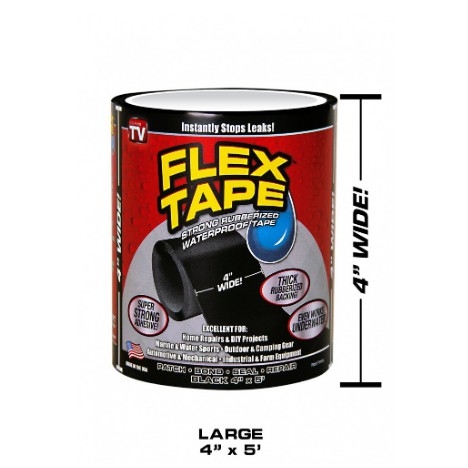 MIẾNG VÁ THÔNG MINH Flex Tape-SIÊU DÍNH,SỬ DỤNG TRÊN MỌI CHẤT LIỆU